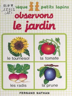 cover image of Observons le jardin
